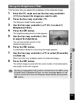 Preview for 139 page of Pentax Optio W10 Operating Manual