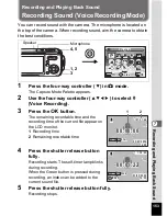 Preview for 155 page of Pentax Optio W10 Operating Manual