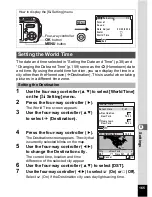 Preview for 167 page of Pentax Optio W10 Operating Manual