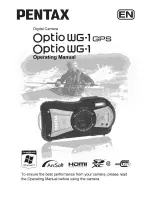 Pentax Optio WG-1 GPS Gray Operating Manual preview