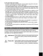 Preview for 3 page of Pentax Optio WS80 Black and Orange (Spanish) Manual De Instrucciones