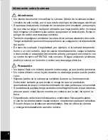 Preview for 4 page of Pentax Optio WS80 Black and Orange (Spanish) Manual De Instrucciones