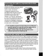 Preview for 19 page of Pentax Optio WS80 Black and Orange (Spanish) Manual De Instrucciones