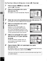 Preview for 68 page of Pentax Optio WS80 Black and Orange (Spanish) Manual De Instrucciones