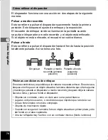 Preview for 78 page of Pentax Optio WS80 Black and Orange (Spanish) Manual De Instrucciones