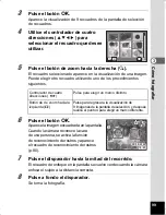 Preview for 101 page of Pentax Optio WS80 Black and Orange (Spanish) Manual De Instrucciones