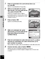 Preview for 106 page of Pentax Optio WS80 Black and Orange (Spanish) Manual De Instrucciones