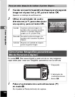 Preview for 110 page of Pentax Optio WS80 Black and Orange (Spanish) Manual De Instrucciones