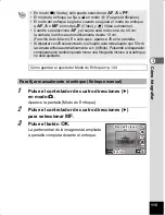 Preview for 117 page of Pentax Optio WS80 Black and Orange (Spanish) Manual De Instrucciones