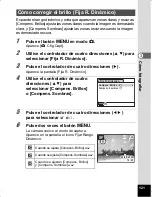 Preview for 123 page of Pentax Optio WS80 Black and Orange (Spanish) Manual De Instrucciones