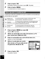 Preview for 126 page of Pentax Optio WS80 Black and Orange (Spanish) Manual De Instrucciones