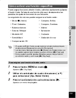 Preview for 135 page of Pentax Optio WS80 Black and Orange (Spanish) Manual De Instrucciones