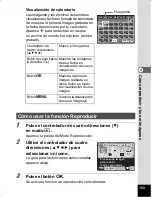 Preview for 155 page of Pentax Optio WS80 Black and Orange (Spanish) Manual De Instrucciones