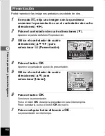 Preview for 158 page of Pentax Optio WS80 Black and Orange (Spanish) Manual De Instrucciones