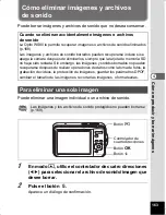 Preview for 165 page of Pentax Optio WS80 Black and Orange (Spanish) Manual De Instrucciones