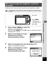 Preview for 169 page of Pentax Optio WS80 Black and Orange (Spanish) Manual De Instrucciones