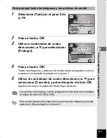 Preview for 173 page of Pentax Optio WS80 Black and Orange (Spanish) Manual De Instrucciones