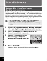 Preview for 178 page of Pentax Optio WS80 Black and Orange (Spanish) Manual De Instrucciones