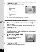 Preview for 184 page of Pentax Optio WS80 Black and Orange (Spanish) Manual De Instrucciones