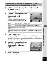 Preview for 185 page of Pentax Optio WS80 Black and Orange (Spanish) Manual De Instrucciones