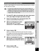 Preview for 187 page of Pentax Optio WS80 Black and Orange (Spanish) Manual De Instrucciones