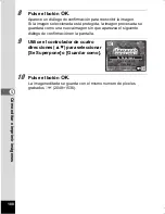 Preview for 190 page of Pentax Optio WS80 Black and Orange (Spanish) Manual De Instrucciones