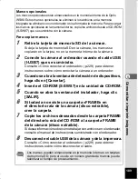 Preview for 191 page of Pentax Optio WS80 Black and Orange (Spanish) Manual De Instrucciones