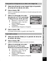 Preview for 193 page of Pentax Optio WS80 Black and Orange (Spanish) Manual De Instrucciones