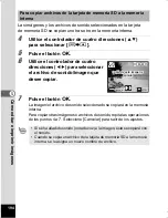 Preview for 196 page of Pentax Optio WS80 Black and Orange (Spanish) Manual De Instrucciones