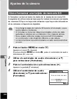 Preview for 210 page of Pentax Optio WS80 Black and Orange (Spanish) Manual De Instrucciones