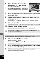 Preview for 216 page of Pentax Optio WS80 Black and Orange (Spanish) Manual De Instrucciones