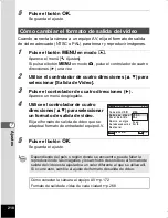 Preview for 220 page of Pentax Optio WS80 Black and Orange (Spanish) Manual De Instrucciones