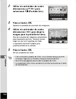 Preview for 224 page of Pentax Optio WS80 Black and Orange (Spanish) Manual De Instrucciones