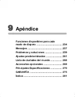 Preview for 255 page of Pentax Optio WS80 Black and Orange (Spanish) Manual De Instrucciones