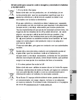 Preview for 281 page of Pentax Optio WS80 Black and Orange (Spanish) Manual De Instrucciones