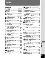 Preview for 283 page of Pentax Optio WS80 Black and Orange (Spanish) Manual De Instrucciones