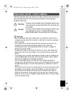 Preview for 3 page of Pentax OptioS4 Operating Manual