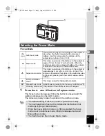 Preview for 39 page of Pentax OptioS4 Operating Manual