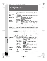 Preview for 118 page of Pentax OptioS4 Operating Manual