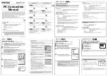 Preview for 1 page of Pentax OPTIOT20 - Optio T20 Digital Camera Connection Manual