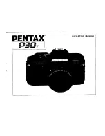 Pentax P30T Operation Manual preview