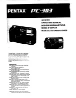 Pentax PC-303 Operation Manual preview