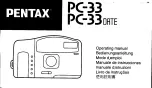 Preview for 2 page of Pentax PC-33 DATE Operating Manual