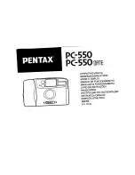 Pentax PC-550 Date Operating Manual preview