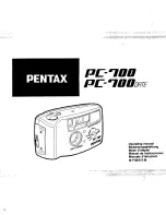 Предварительный просмотр 1 страницы Pentax PC-700 DATE Operation Manual