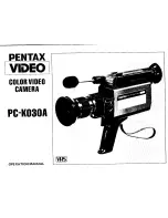 Предварительный просмотр 1 страницы Pentax PC-K030A Operation Manual