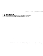 Предварительный просмотр 32 страницы Pentax PC-K030A Operation Manual