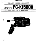 Предварительный просмотр 1 страницы Pentax PC-K1500A Instruction Manual