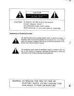 Предварительный просмотр 2 страницы Pentax PC-K1500A Instruction Manual