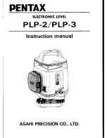 Pentax PLP-2 Instruction Manual preview